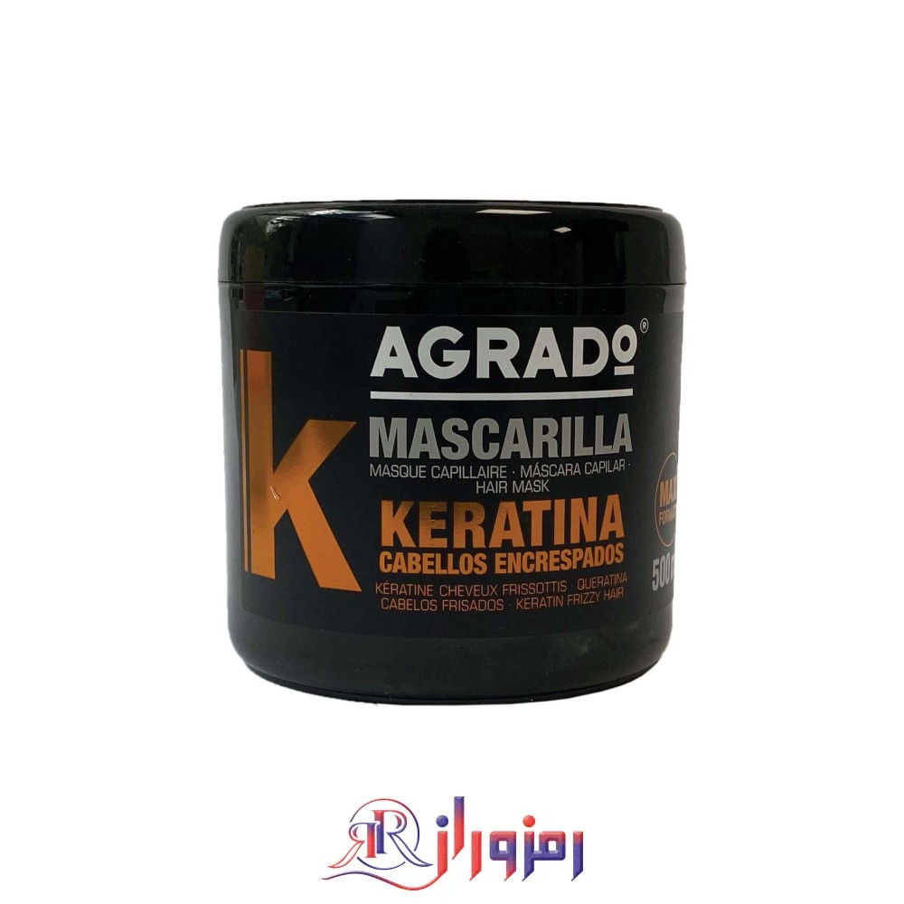 ماسک مو کراتینه آگرادو Agrado حجم 500 میل،خرید و قیمت ماسک مو کراتینه آگرادو Agrado حجم 500 میل